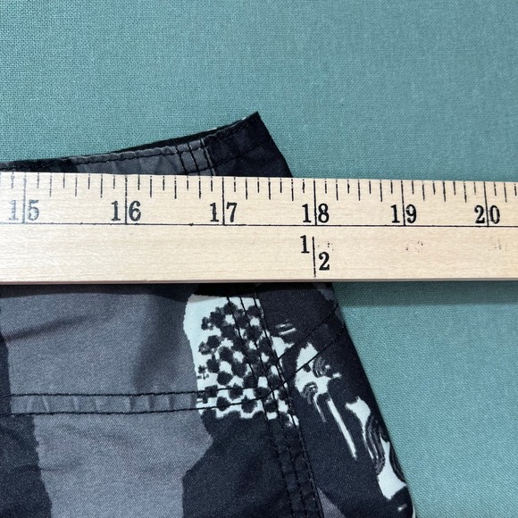 Kanu Board Shorts Mens Size 34 Black Geometric Print Hybrid Shorts Casual‎ Beach - Picture 8 of 9